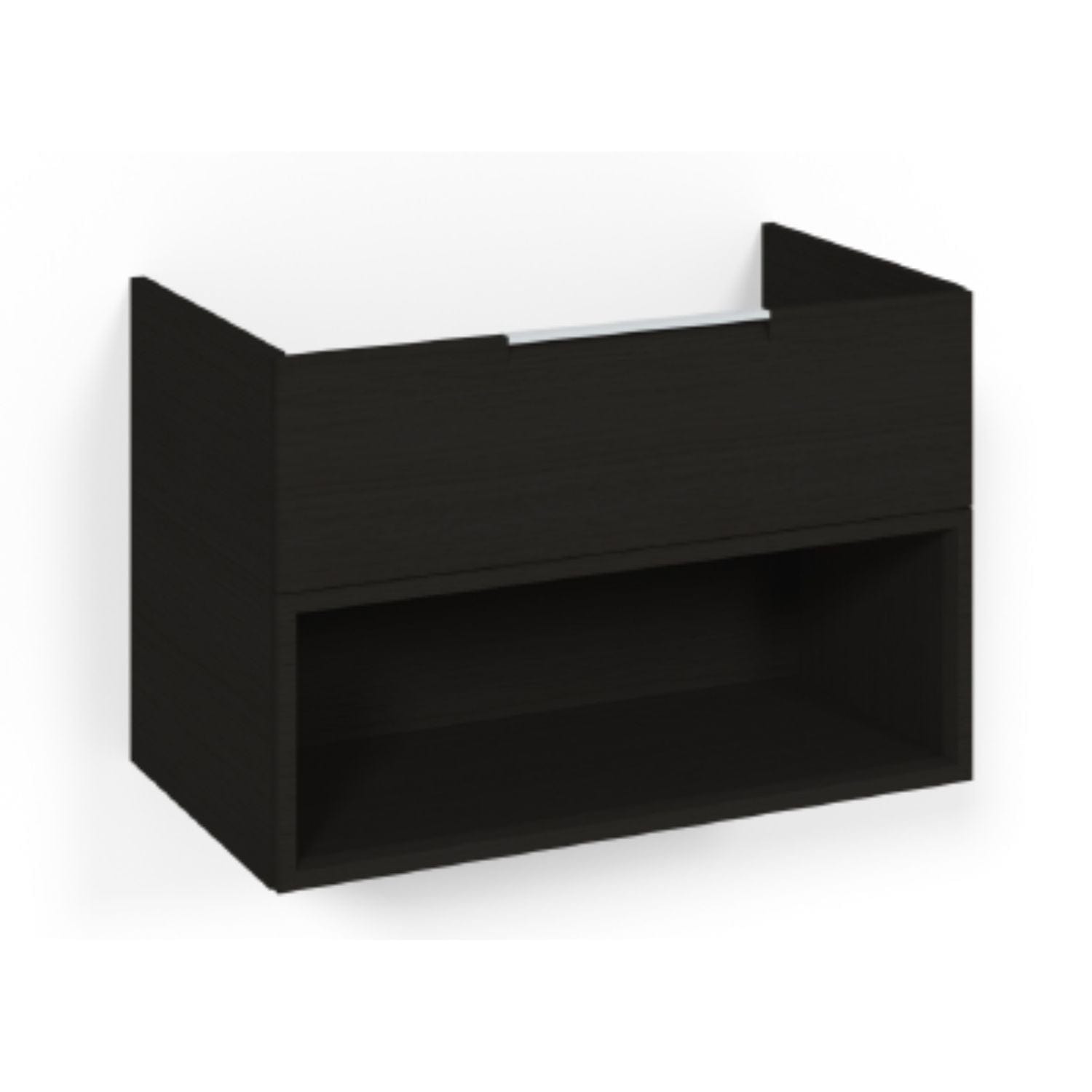 Macro Design CROWN Underskap Svart eik / 80cm / Open-box Macro Design Sideskap bad GRO-FSK80VSO