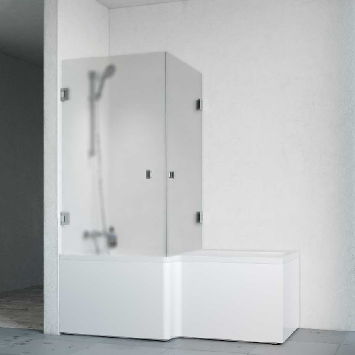 Hjornebadekar Med Dusjvegg () Hjornebadekar Med Dusjvegg