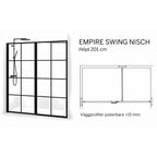Macro Design Empire Nisjedusj Swing - med Hvit profil