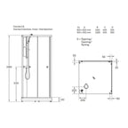 Macro Design FLOW Front Dusjkabinett