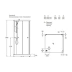 Macro Design FLOW Front Dusjkabinett Standard