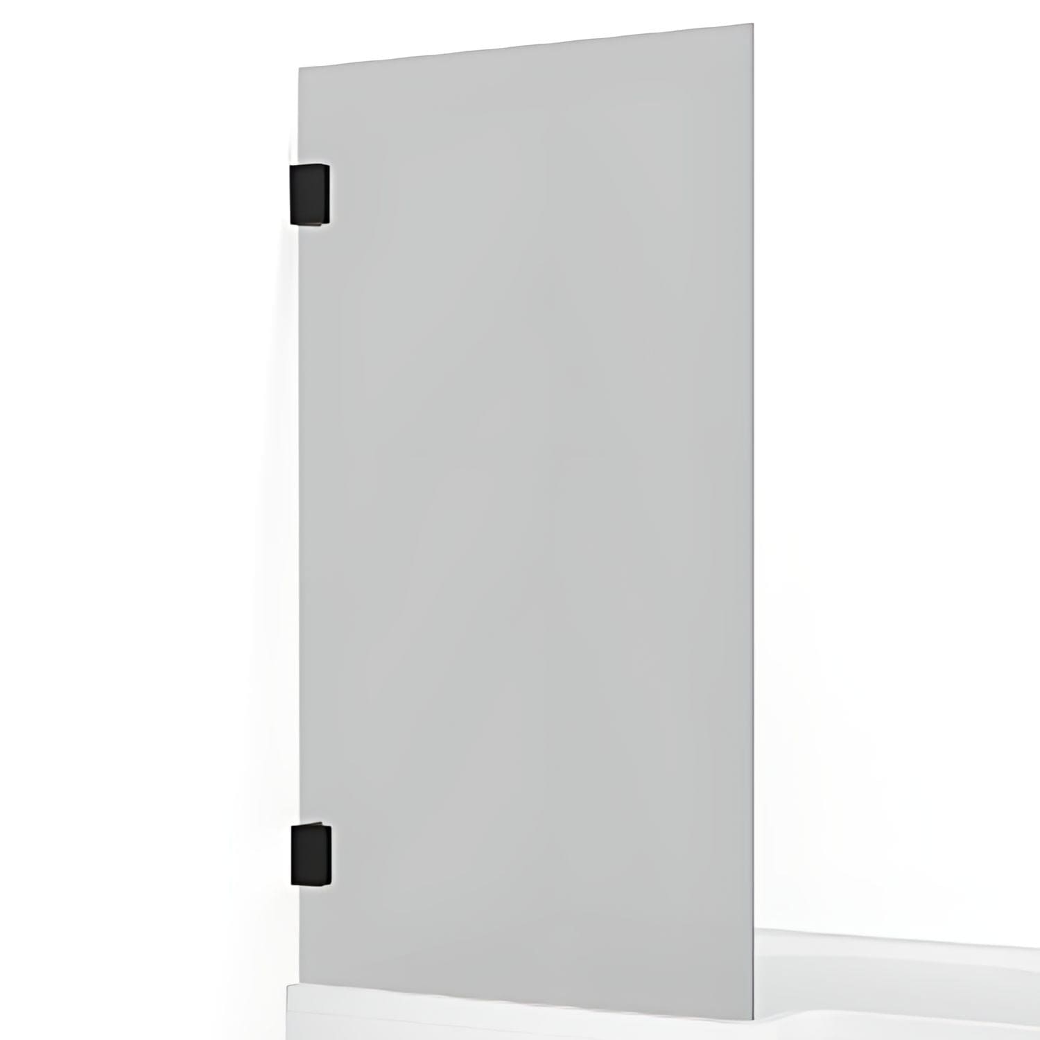 Macro Design Grace Badekarvegg Enkel Svart matt / 80cm / Tonet glass Macro Design Badekarvegg BUN-DSLBMS80TO