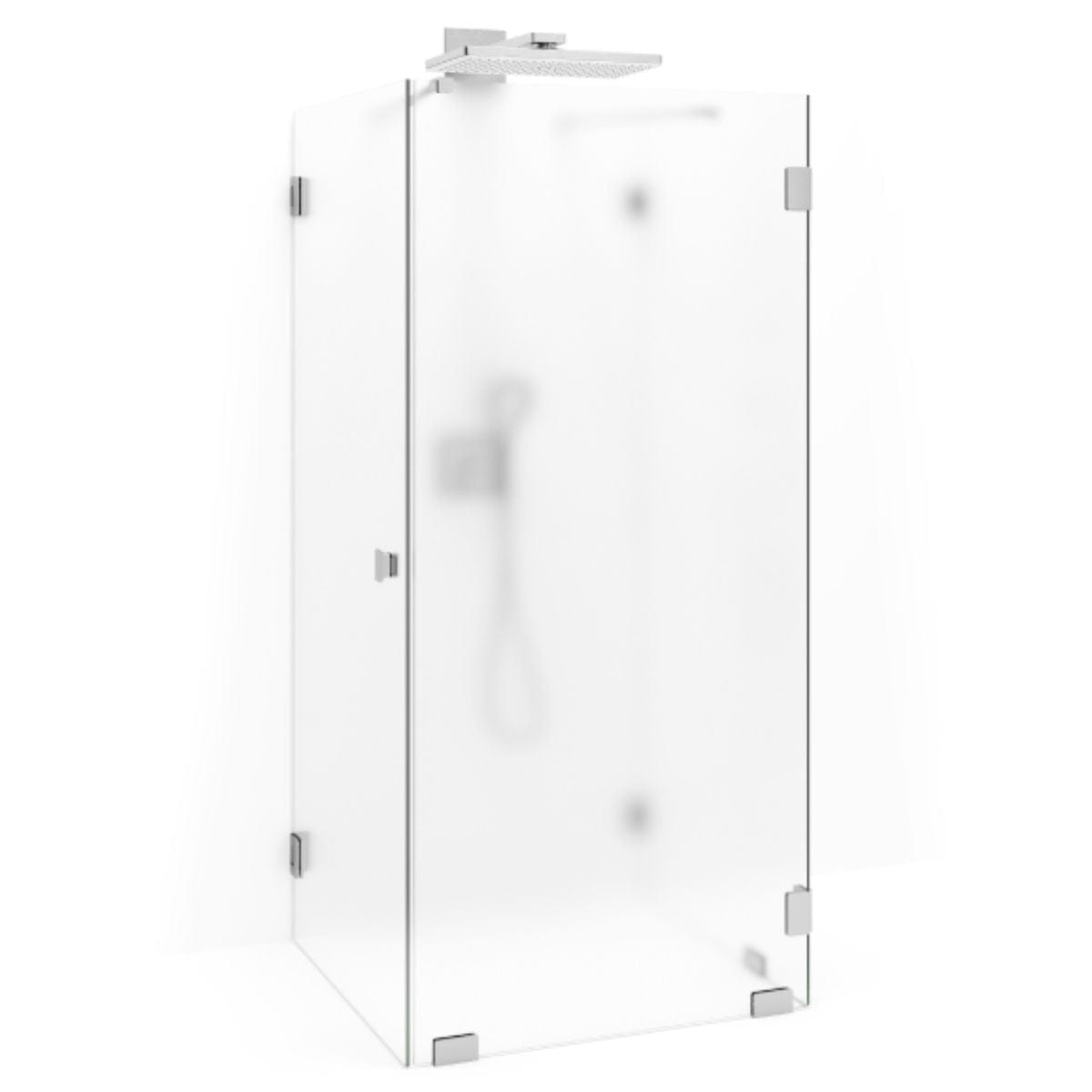 Macro Design Grace Dusj Spesial 10 Børstet / Briljant ice glass Macro Design Dusjnisje GRO-DSL10BOICSPC