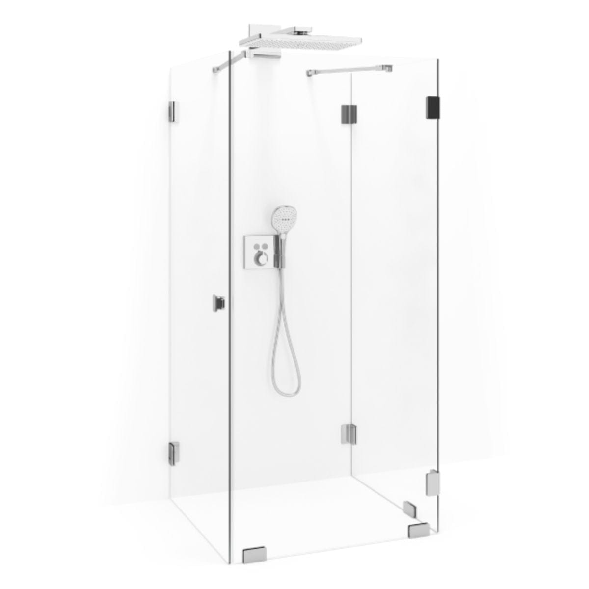 Macro Design Grace Dusj Spesial 10 Krom / Briljant glass Macro Design Dusjnisje GRO-DSL10KKLSPC