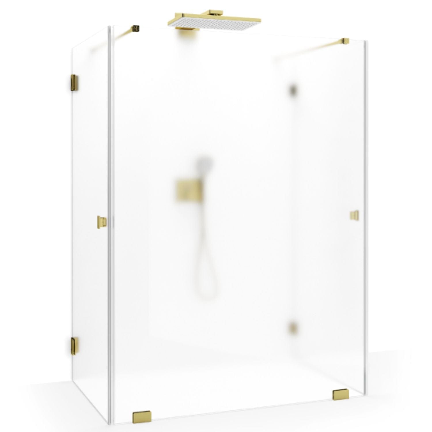 Macro Design Grace Dusj Spesial 4 Gull / Briljant ice glass Macro Design Dusjvegg GRO-DSL4GICSPC