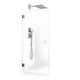 Macro Design Grace Dusjdør Rett B70-100cm Krom / 70cm / Klart glass Macro Design Dusjdør BUN-DSLFIK70KLF