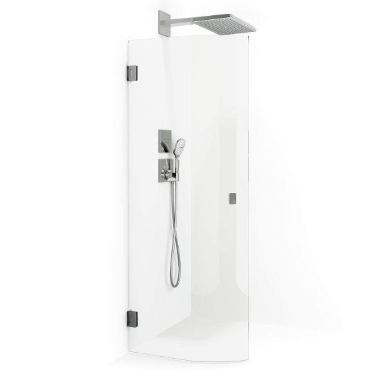 Macro Design Grace Dusjdør Rund B70-90cm Krom / 70cm / Briljant Macro Design Dusjdør GRO-DSLFCK70KL