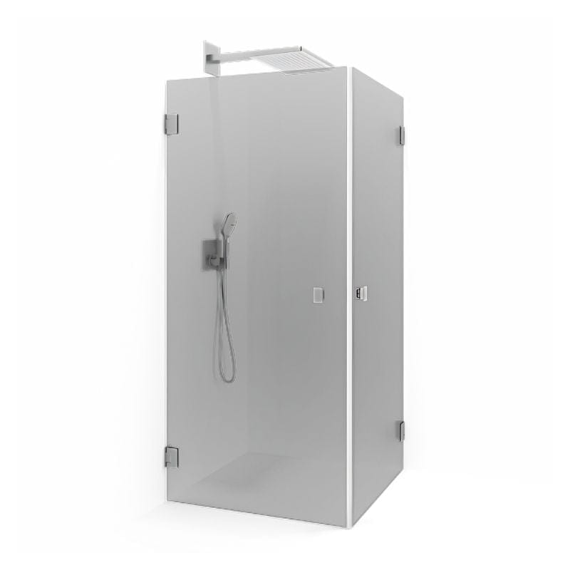 Macro Design Grace Dusjhjørne Rett Børstet / 70x70cm / Tonet glass Macro Design Dusjhjørne BUN-DSLIBO77TO