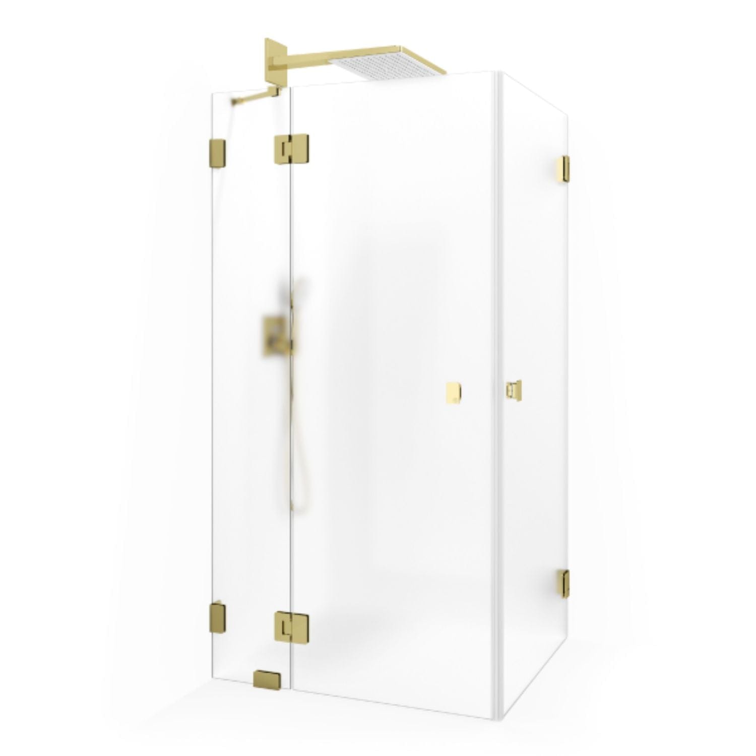 Macro Design Grace Dusjhjørne Spesial 1 Gull / Briljant ice glass Macro Design Dusjhjørne GRO-DSL1GICSPC