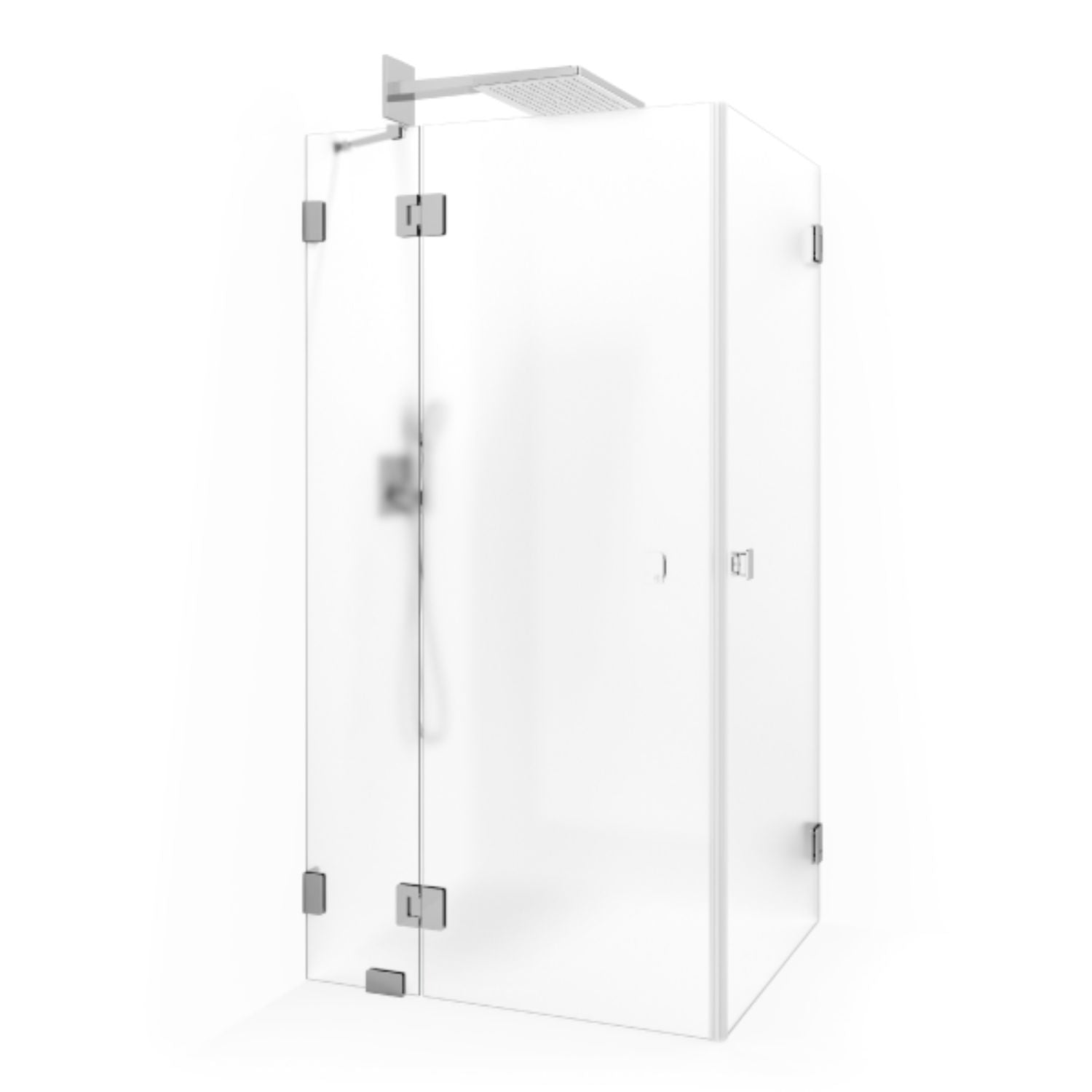 Macro Design Grace Dusjhjørne Spesial 1 Krom / Briljant ice glass Macro Design Dusjhjørne GRO-DSL1KICSPC