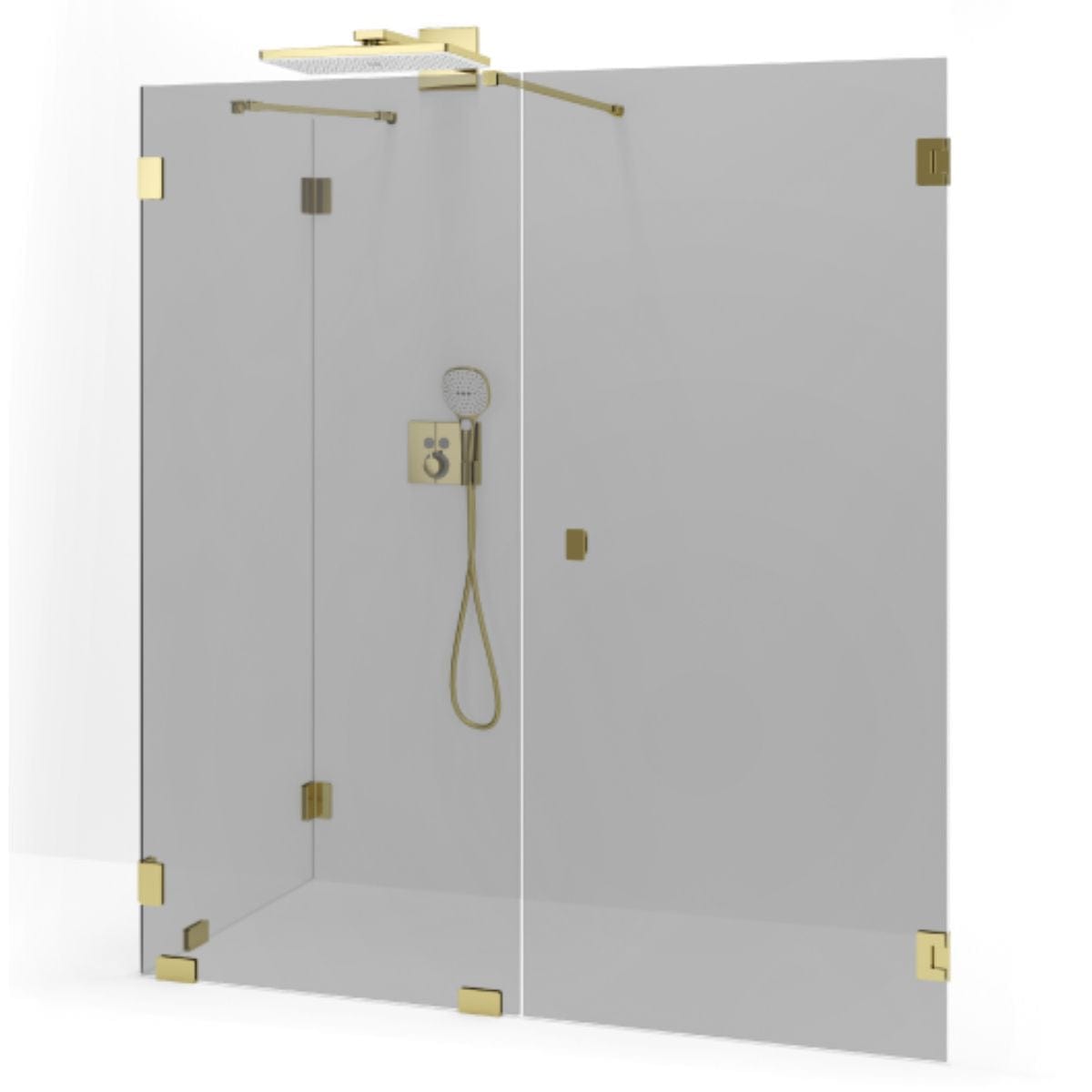 Macro Design Grace Dusjhjørne Spesial 11 Gull / Tonet glass Macro Design Dusjhjørne GRO-DSL11DTOSPC