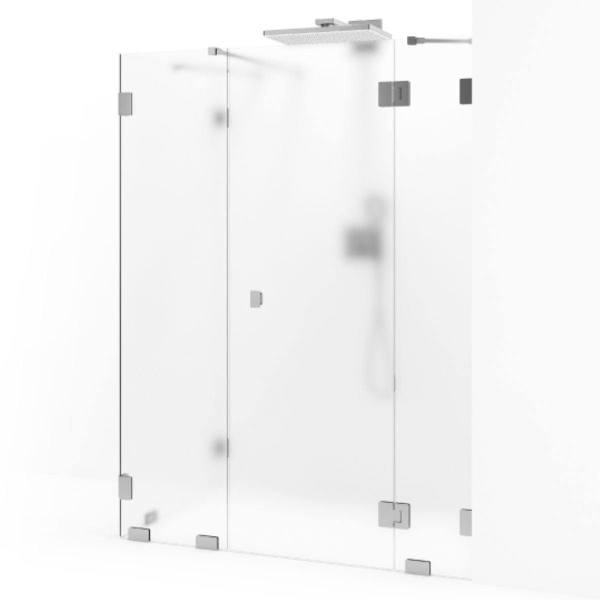 Macro Design Grace Dusjhjørne Spesial 12 Børstet / Briljant ice glass Macro Design Dusjhjørne GRO-DSL12BOICSPC