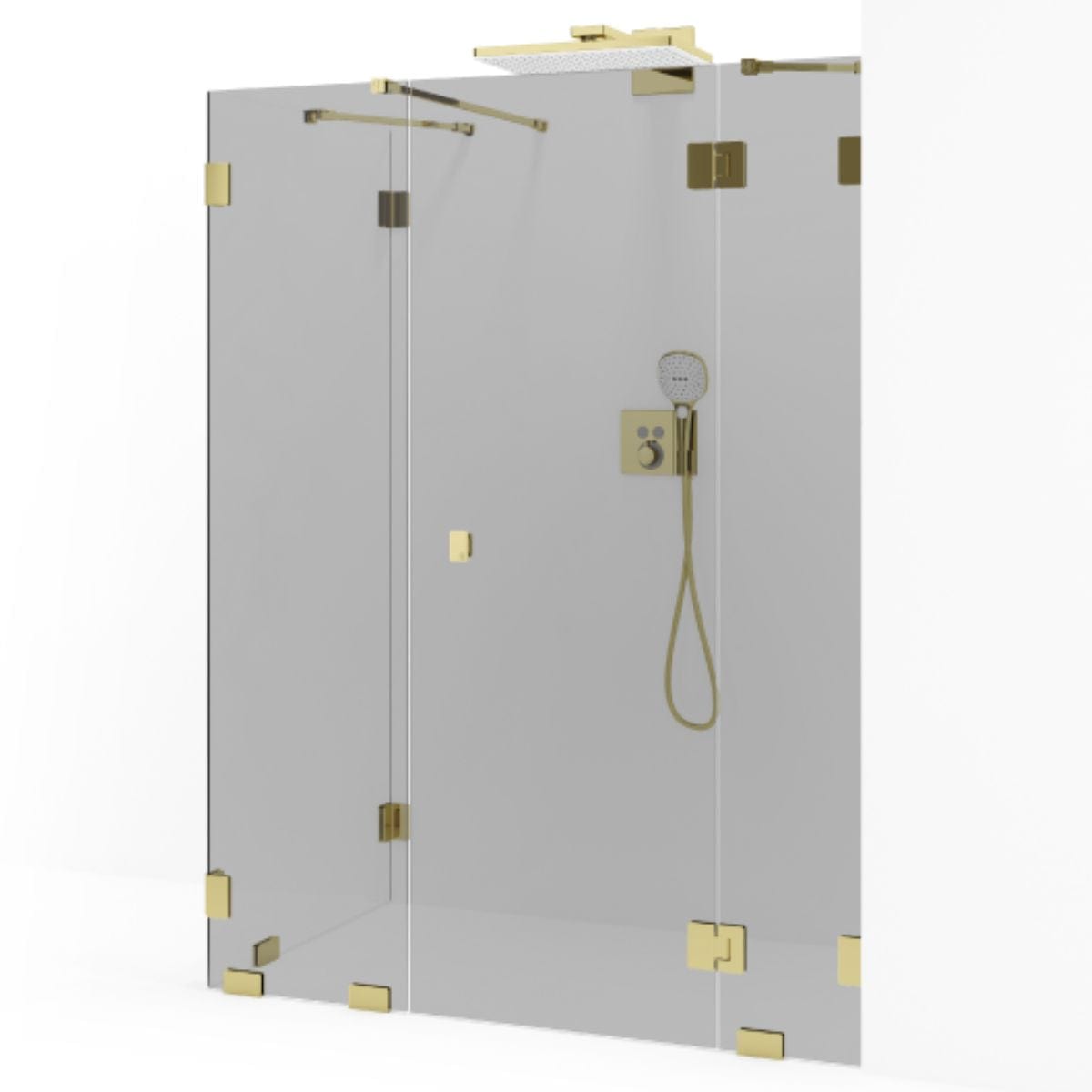 Macro Design Grace Dusjhjørne Spesial 12 Gull / Tonet glass Macro Design Dusjhjørne GRO-DSL12DTOSPC