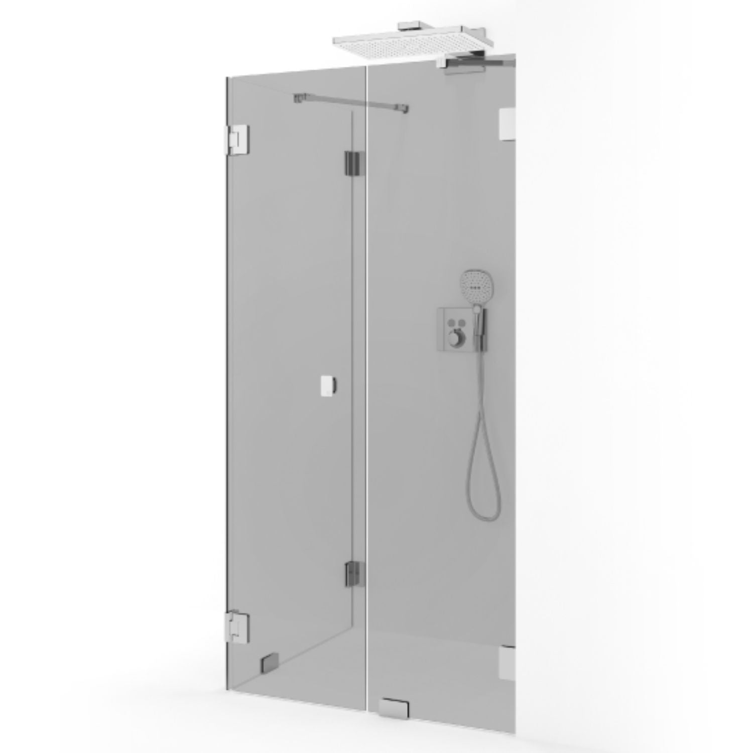 Macro Design Grace Dusjhjørne Spesial 14 Krom / Tonet glass Macro Design Dusjhjørne GRO-DSL14KTOSPC