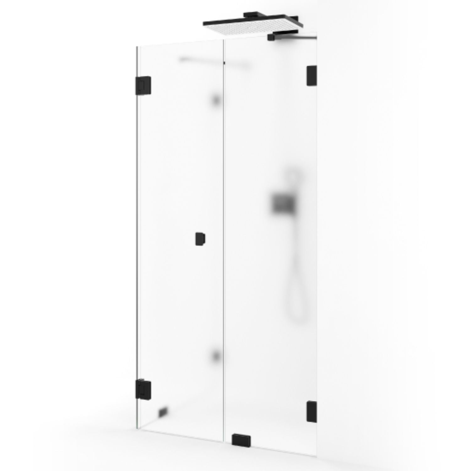 Macro Design Grace Dusjhjørne Spesial 14 Svart matt / Briljant ice glass Macro Design Dusjhjørne GRO-DSL14MSICSPC