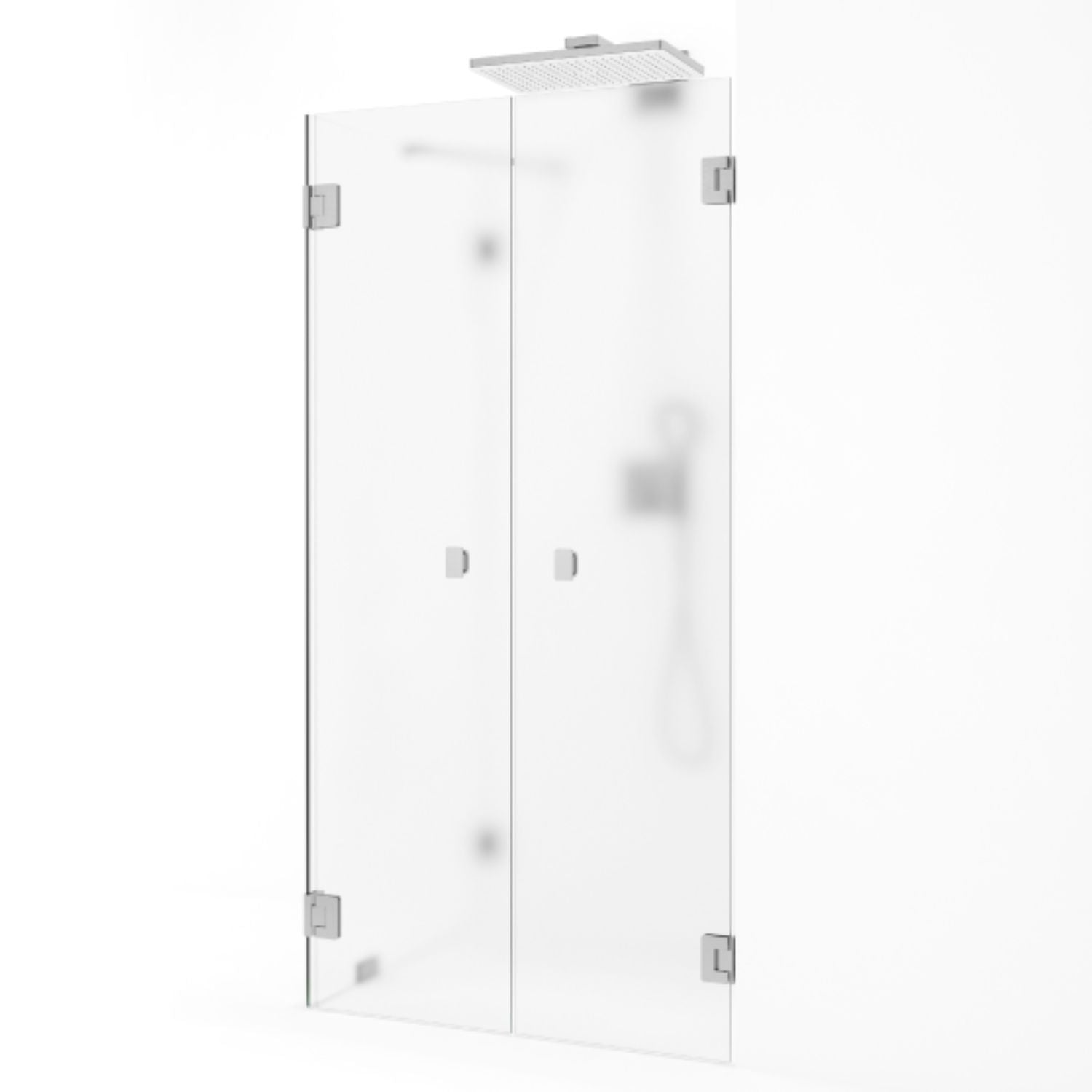 Macro Design Grace Dusjhjørne Spesial 15 Børstet / Briljant ice glass Macro Design Dusjhjørne GRO-DSL15BOICSPC