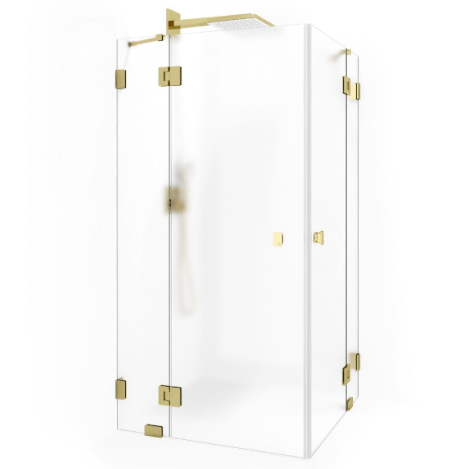 Macro Design Grace Dusjhjørne Spesial 2 Gull / Briljant ice glass Macro Design Dusjhjørne GRO-DSL2GICSPC