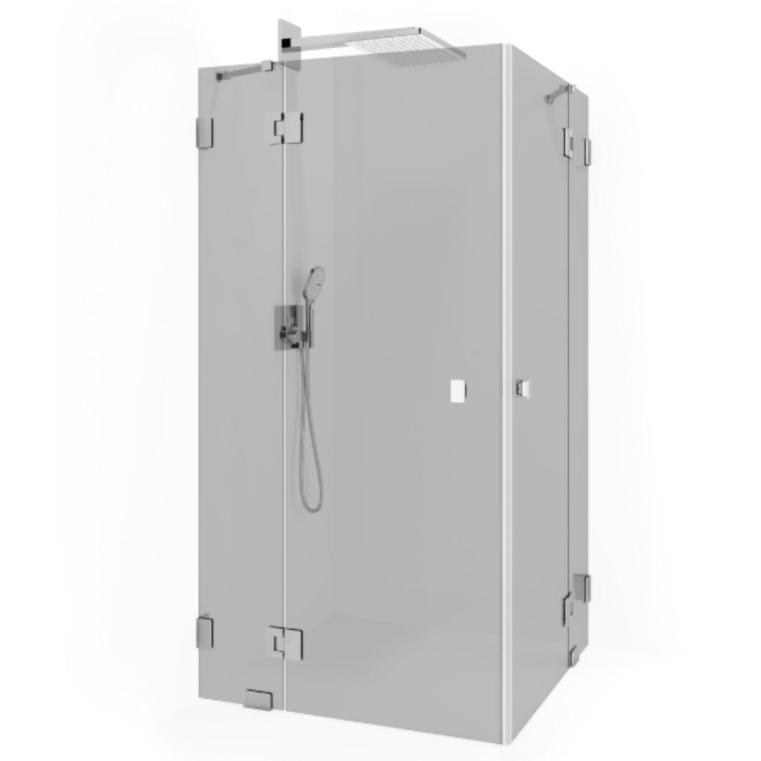 Macro Design Grace Dusjhjørne Spesial 2 Krom / Tonet glass Macro Design Dusjhjørne GRO-DSL2KTOSPC