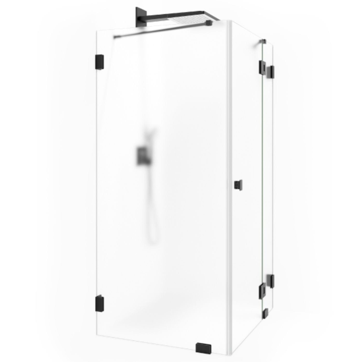 Macro Design Grace Dusjhjørne Spesial 3 Svart matt / Briljant ice glass Macro Design Dusjhjørne GRO-DSL3MSICSPC