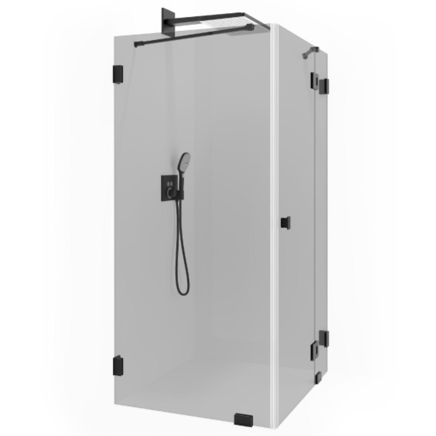 Macro Design Grace Dusjhjørne Spesial 3 Svart matt / Tonet glass Macro Design Dusjhjørne GRO-DSL3MSTOSPC