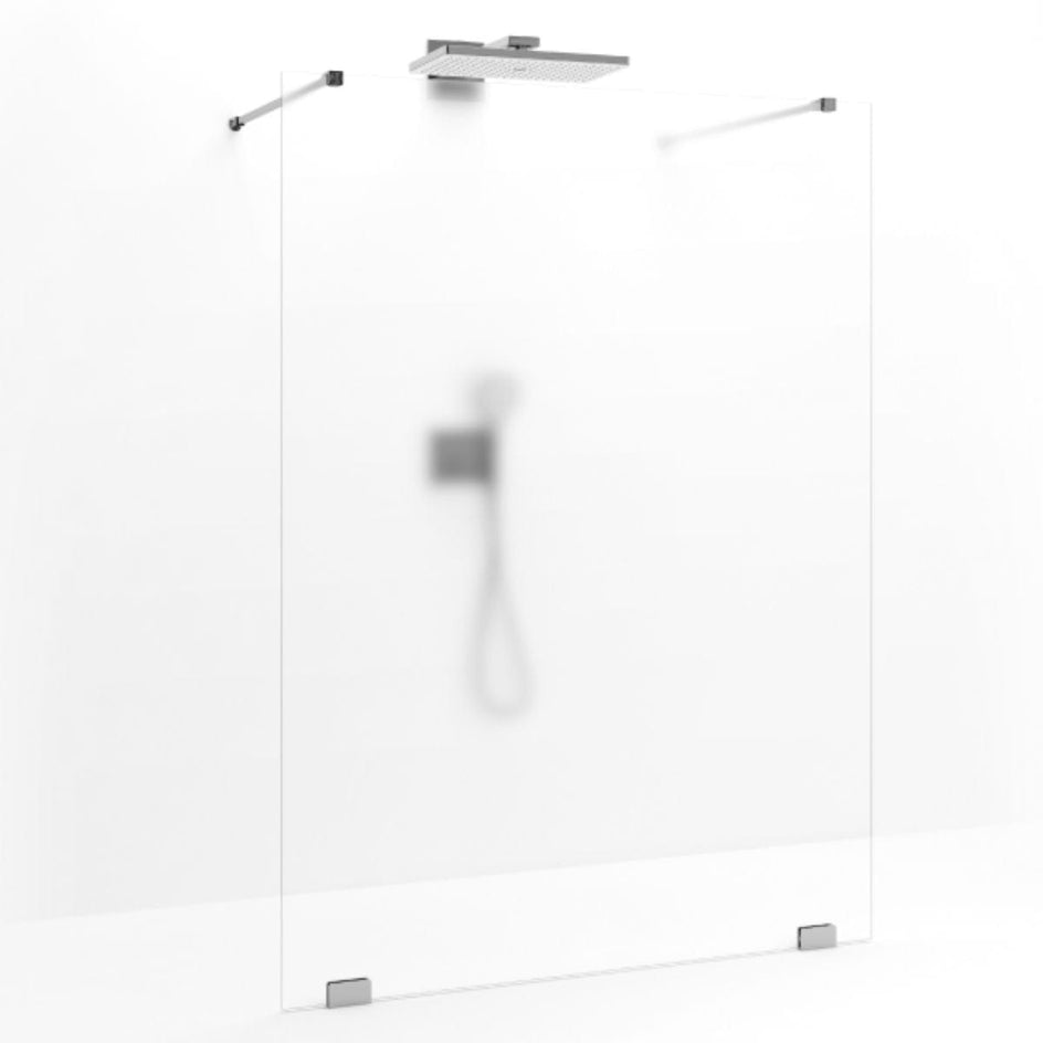 Macro Design Grace Dusjvegg Walk In Shower B120-140cm Krom / 120cm / Briljant ice Macro Design Dusjvegg BUN-DSLFVK120IC