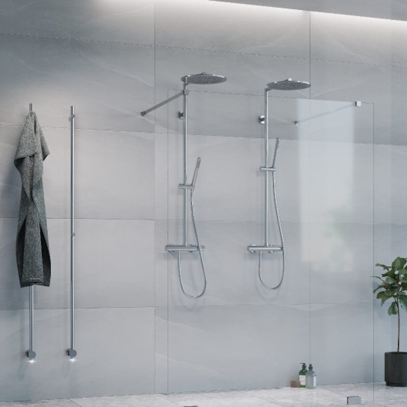 Macro Design Grace Dusjvegg Walk In Shower B120-140cm Macro Design Dusjvegg