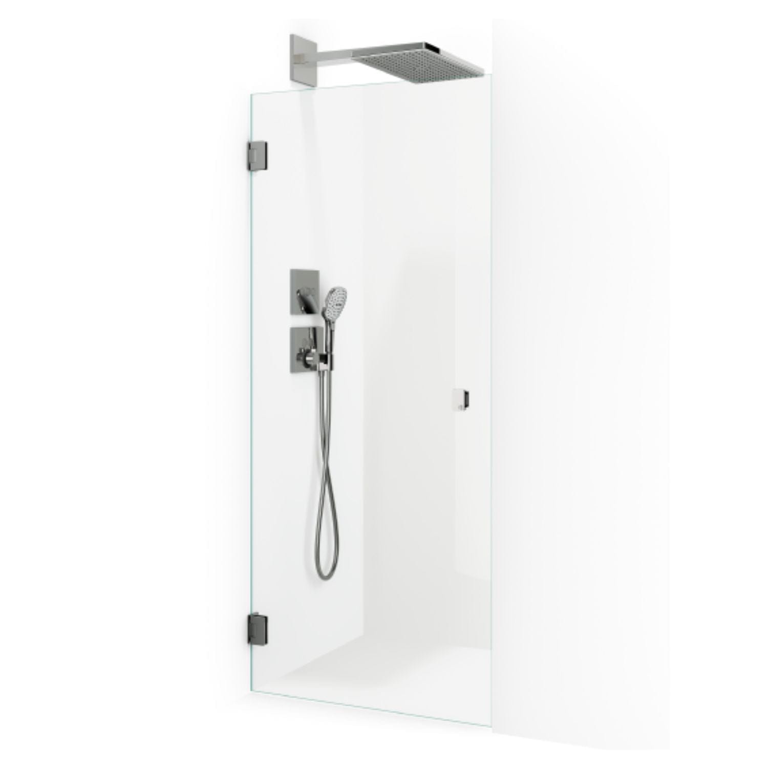 Macro Design GRACE Nisjedusj Krom / Klart glass Macro Design Dusjnisje GRO-DSLNKSPCKL