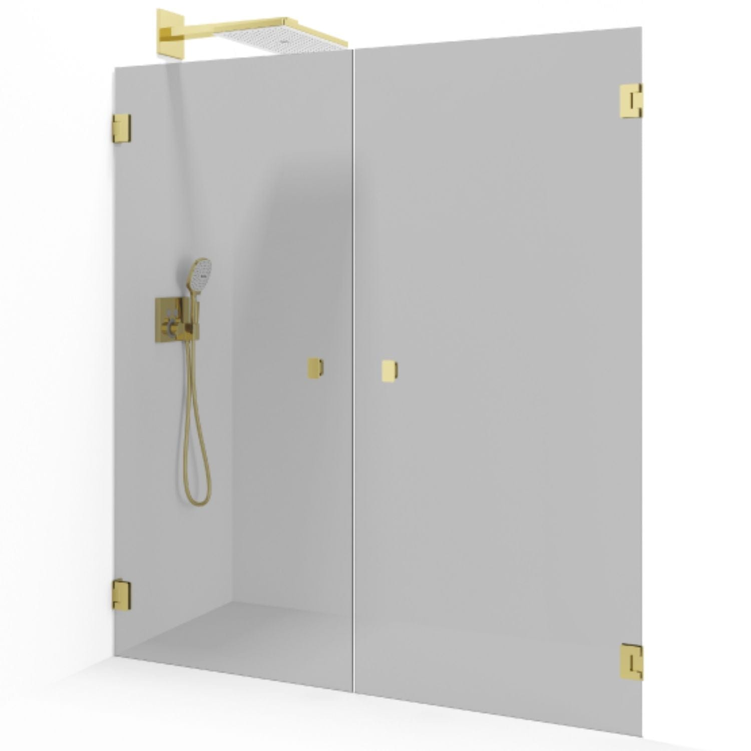 Macro Design GRACE Nisjedusj Saloon Gull / Tonet Glass Macro Design Dusjnisje GRO-DSLSDSPCTO