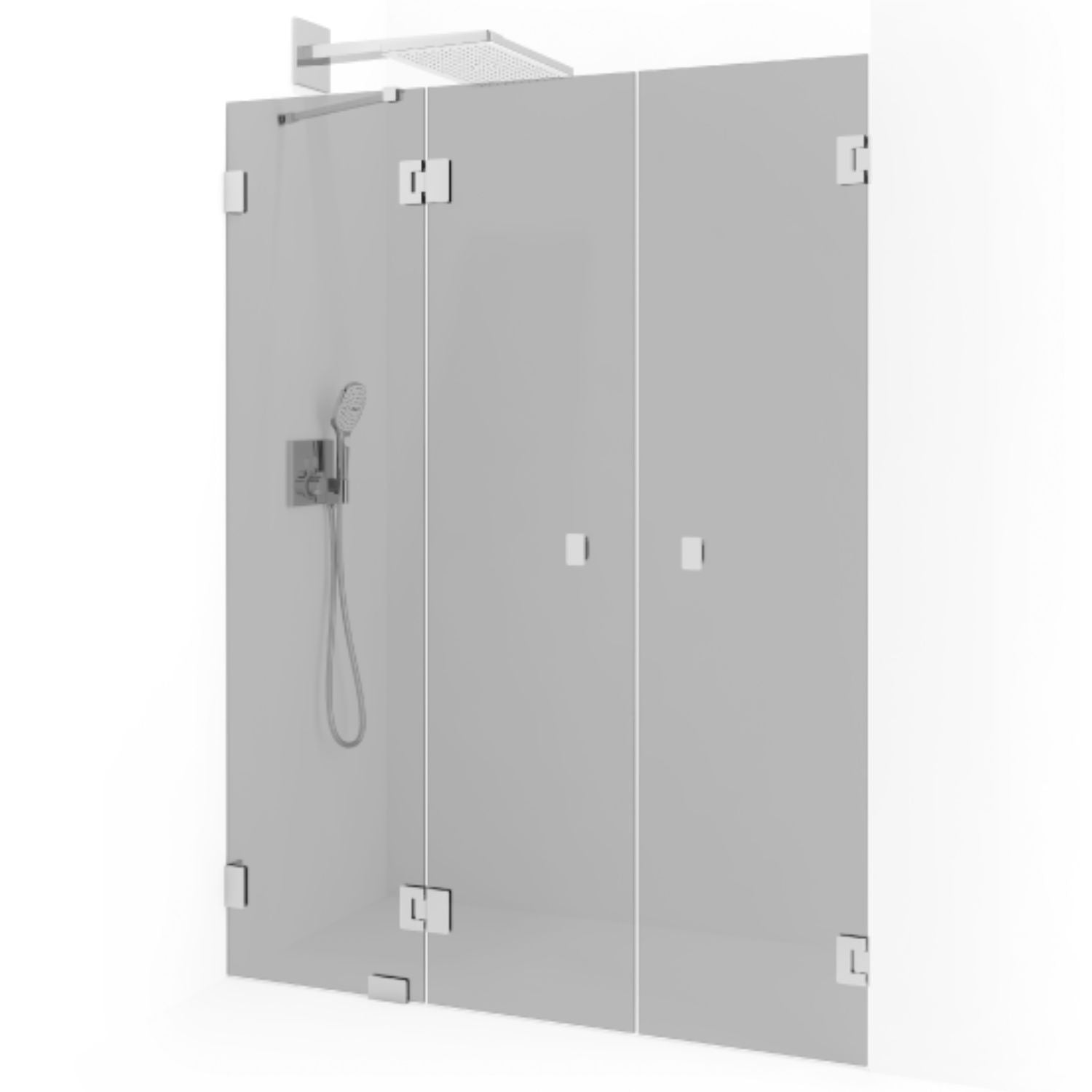 Macro Design Grace Nisjedusj Spesial 5 Krom / Tonet glass Macro Design Dusjvegg GRO-DSL5KTOSPC