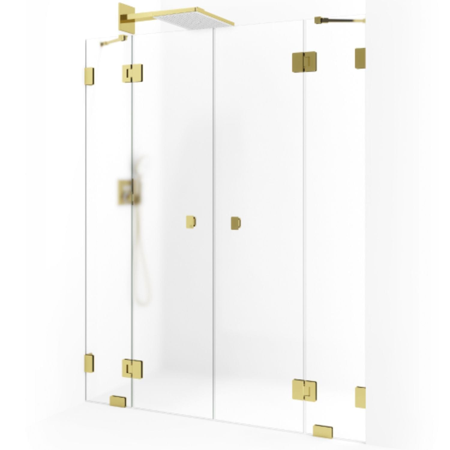 Macro Design Grace Nisjedusj Spesial 6 Gull / Briljant ice glass Macro Design Dusjvegg GRO-DSL6GICSPC