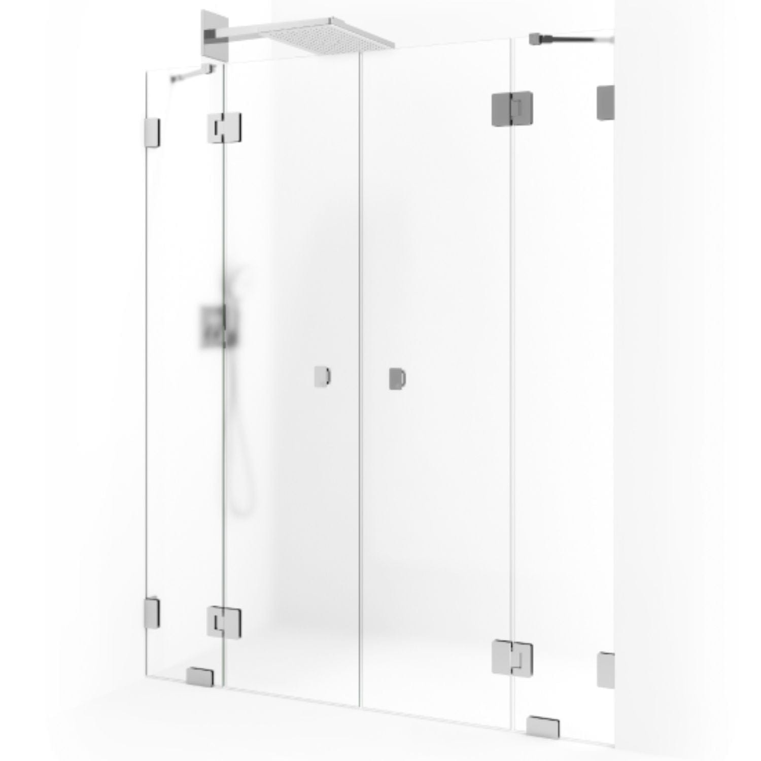 Macro Design Grace Nisjedusj Spesial 6 Krom / Briljant ice glass Macro Design Dusjvegg GRO-DSL6KICSPC