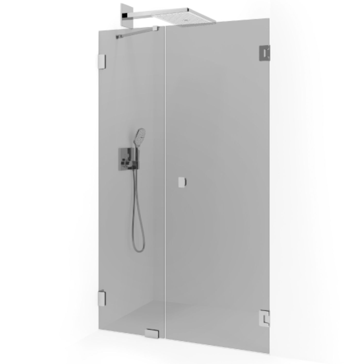 Macro Design Grace Nisjedusj Spesial 7 Krom / Tonet glass Macro Design Dusjvegg GRO-DSL7KTOSPC