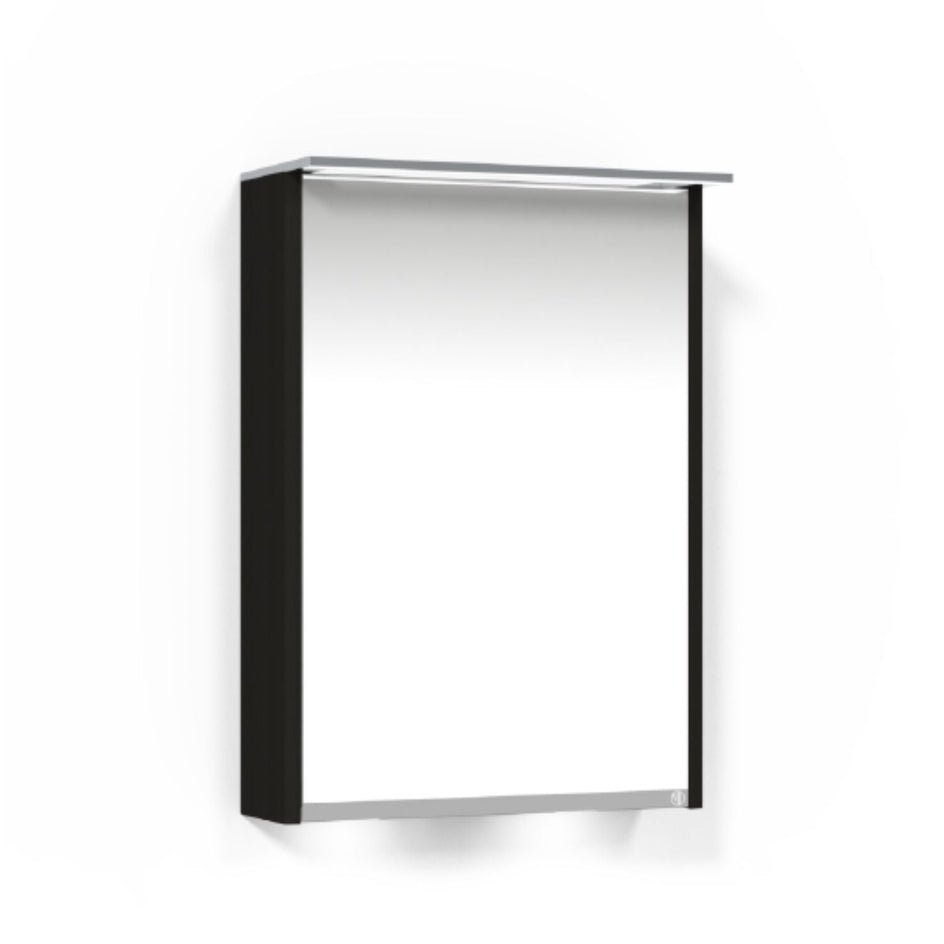 Macro Design HEART Speilskap R-belysning Svart eik / 60cm Macro Design Speilskap GRO-FHS60SBRL