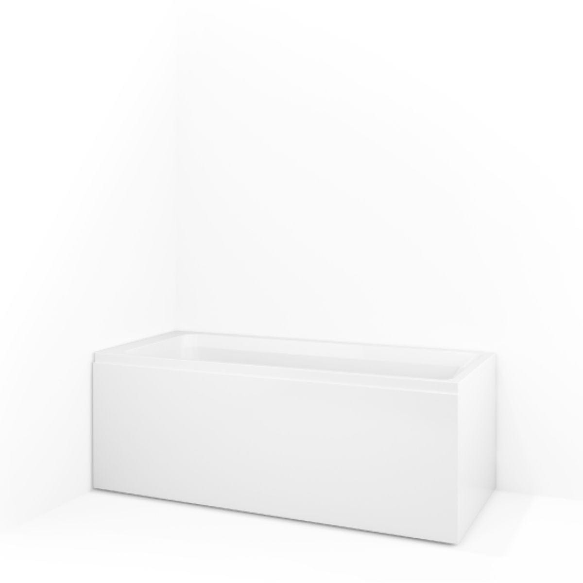 Macro Design Living Badekar Hvit / 158x70cm Frittstående badekar