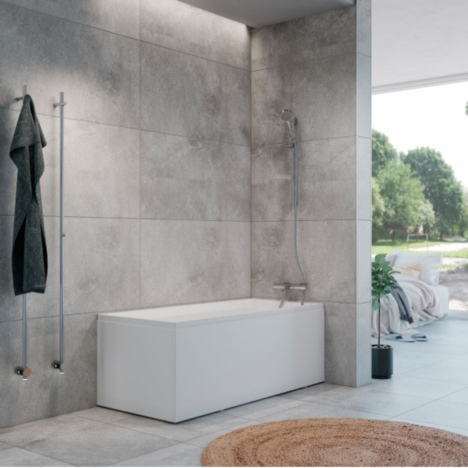 Macro Design Living Badekar 158x70cm Hvit Macro Design Frittstående badekar GRO-PBL15870