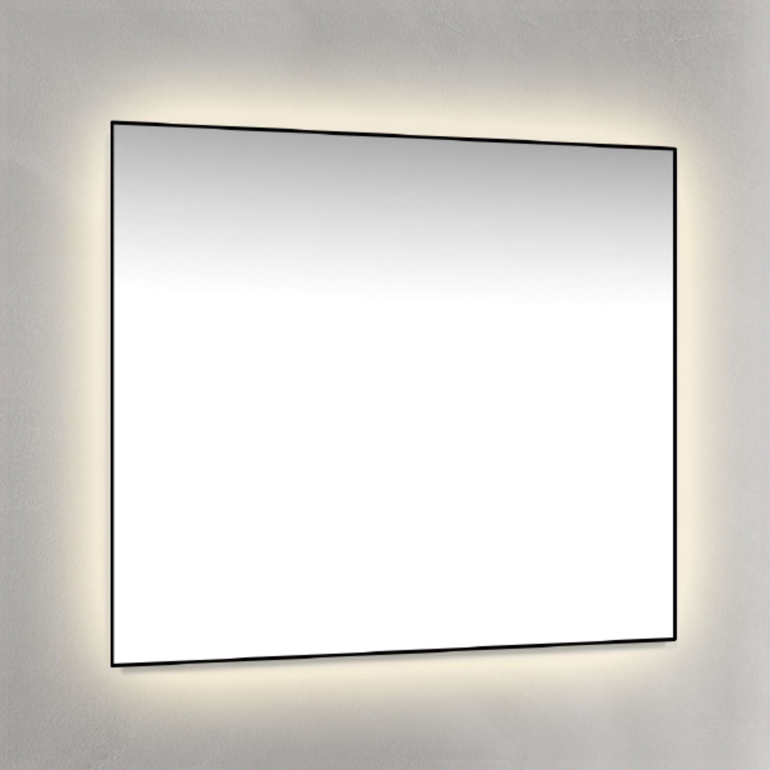 Macro Design Rammespeil - med Ambilight Svart / 80cm Macro Design Baderomsspeil GRO-IP8070ASR