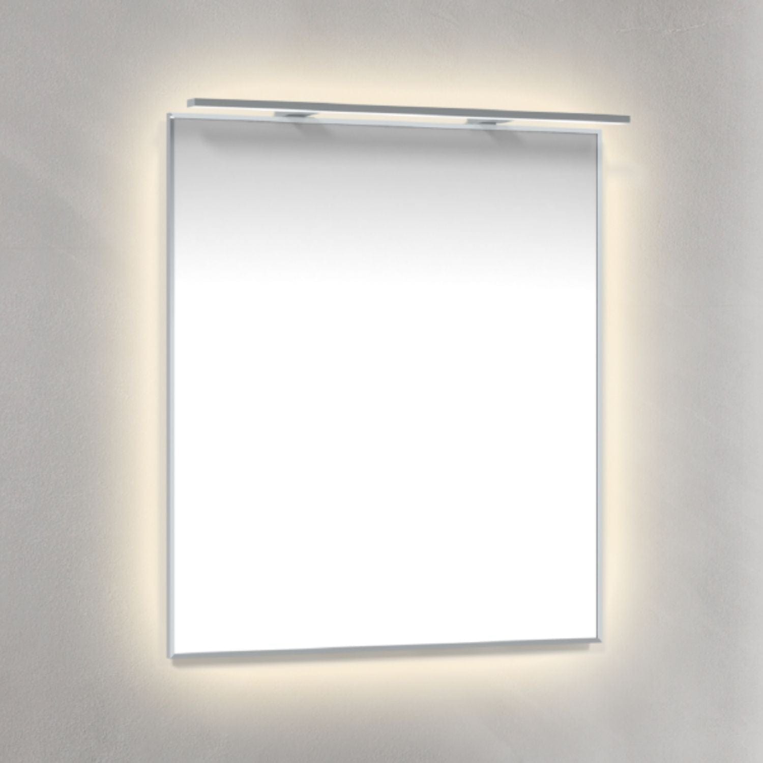 Macro Design Rammespeil Rampe-belysning LED - med Ambilight Krom / 60cm Macro Design Baderomsspeil BUN-IP6070AKRRL