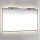 Macro Design Rammespeil T-belysning LED - med Ambilight 120cm Svart Svart / 120cm Macro Design Baderomsspeil BUN-IP12070ASRSTL