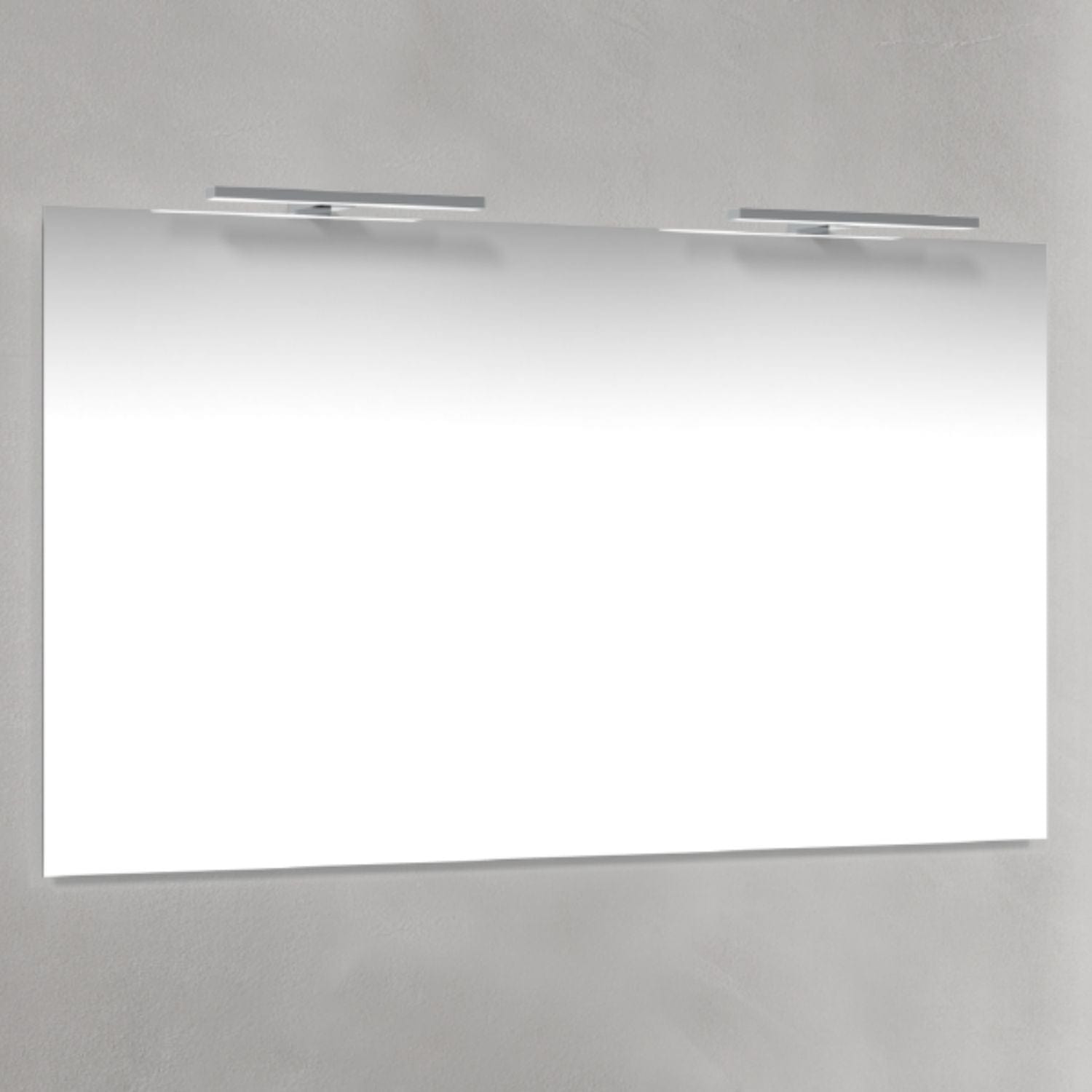 Macro Design Speil T-belysning LED Krom / 120cm Macro Design Baderomsspeil BUN-IP12070TL