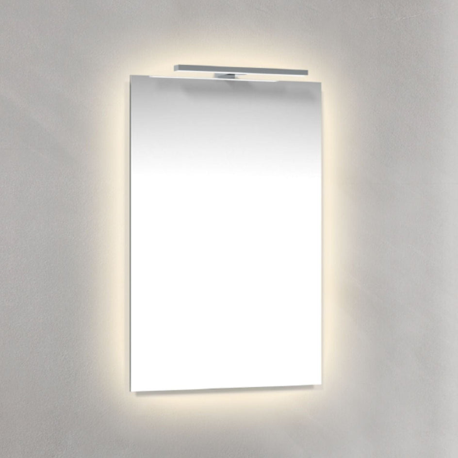 Macro Design Speil T-belysning LED - med Ambilight Krom / 45cm Macro Design Baderomsspeil BUN-IP4570ATL