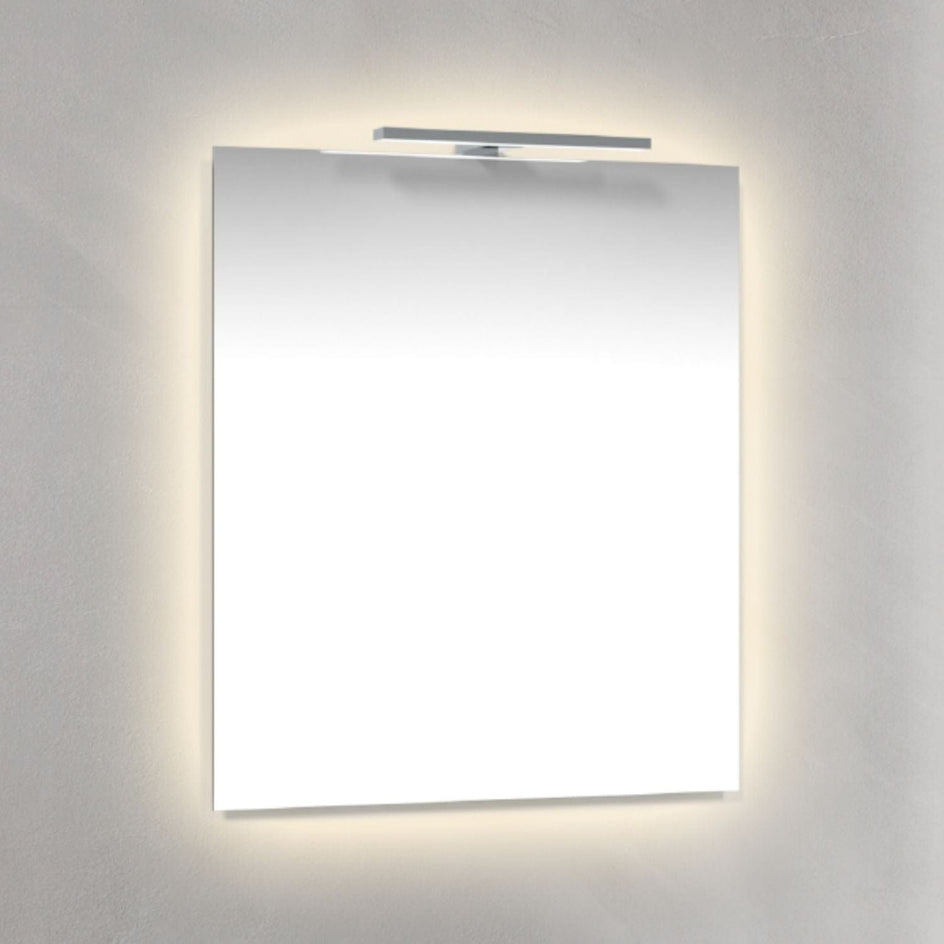 Macro Design Speil T-belysning LED - med Ambilight Krom / 60cm Macro Design Baderomsspeil BUN-IP6070ATL