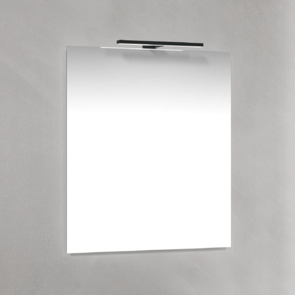 Macro Design Speil T-belysning LED Svart / 60cm Macro Design Baderomsspeil BUN-IP6070STL
