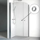 Macro Design SPIRIT Dusjhjørne Rund med hullgrep Krom / 70x70cm / Klart glass Macro Design Dusjhjørne BUN-DHSCG707GKL