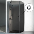 Macro Design SPIRIT Dusjhjørne Rund med hullgrep