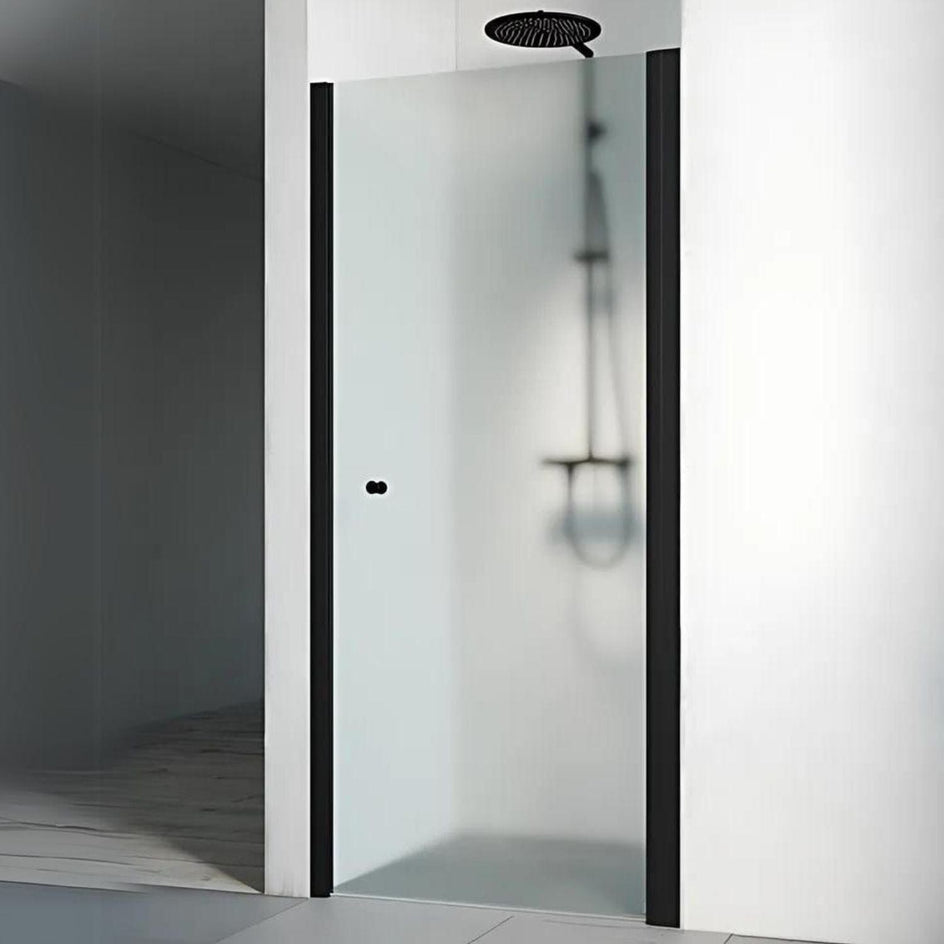 Macro Design SPIRIT Nisjedusj Svart / 590-625mm / Ice glass med knott Macro Design Dusjnisje BUN-DSNS59IC