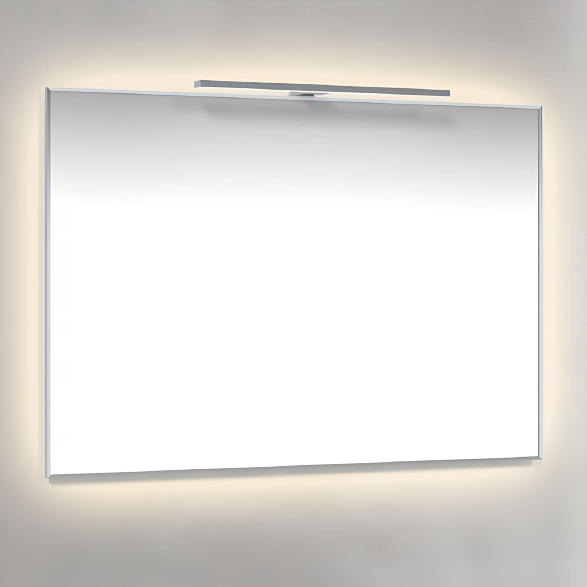 Macro Design T-belysning Rammespeil - med Ambilight Macro Design Baderomsspeil