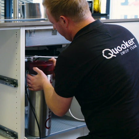 Montering av Quooker - produkt kjøpes separat