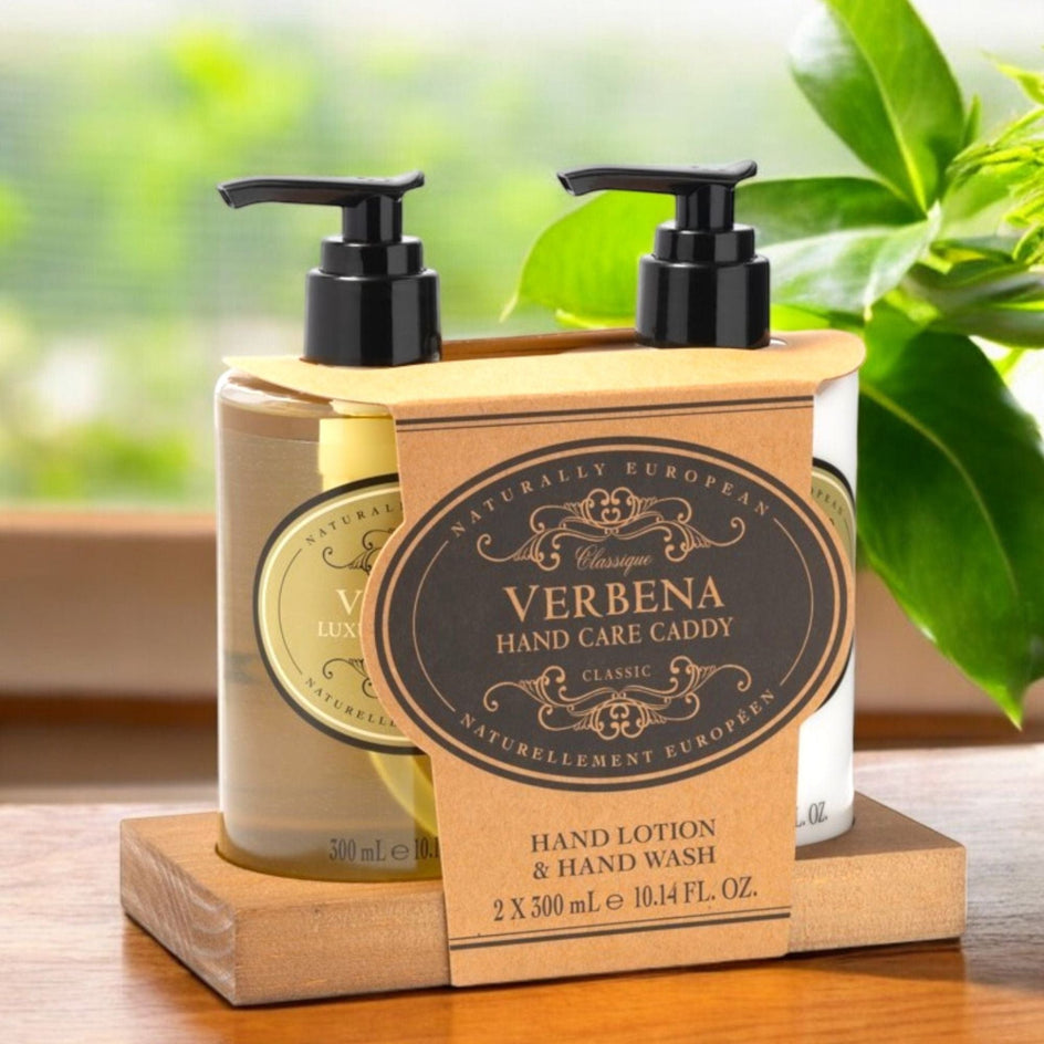 Naturally European Hand Care Caddy Sett - 2x300ml Terrigeno