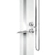 Novellini Line 1 Dusjsøyle Hvit matt / sølv / Nei Novellini Dusjsøyle KO-LINE1T-UB