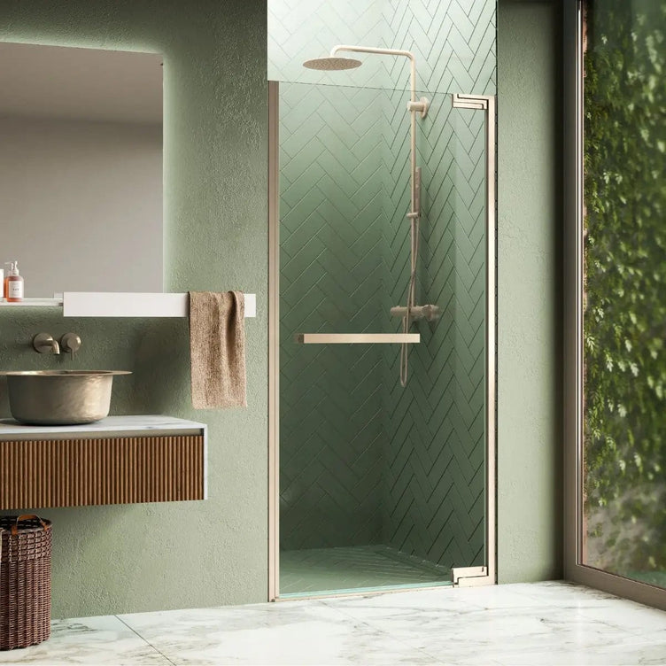 Novellini N180 1B  Slagdør for nisje